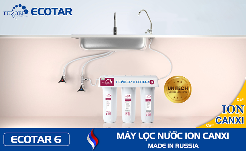 Máy lọc nước Ion Canxi Geyser ECOTAR 6 - Ảnh 6